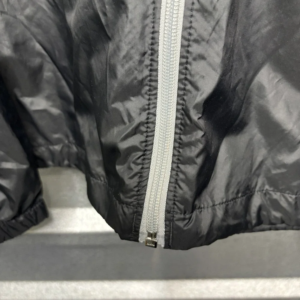 Columbia Purdue Boilermakers Windbreaker Jacket XXL Black Grey Full Zip Hooded